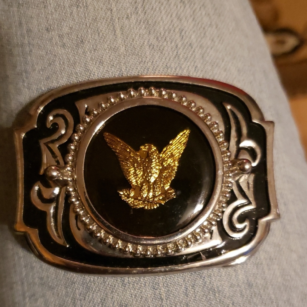 Vintage eagle belt buckle